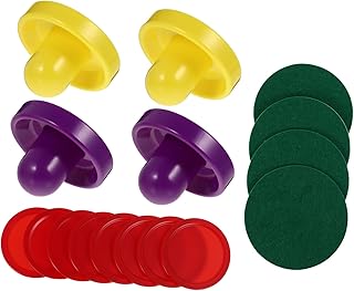 BESPORTBLE Ar 1 Conjunto Acessórios De Air Hockey Air Playset Acessórios Discos De Air Hockey Air Hockey Pucks Conjunto De Reposição Pás De Air Hockey E Discos Empurradores De Air Hockey