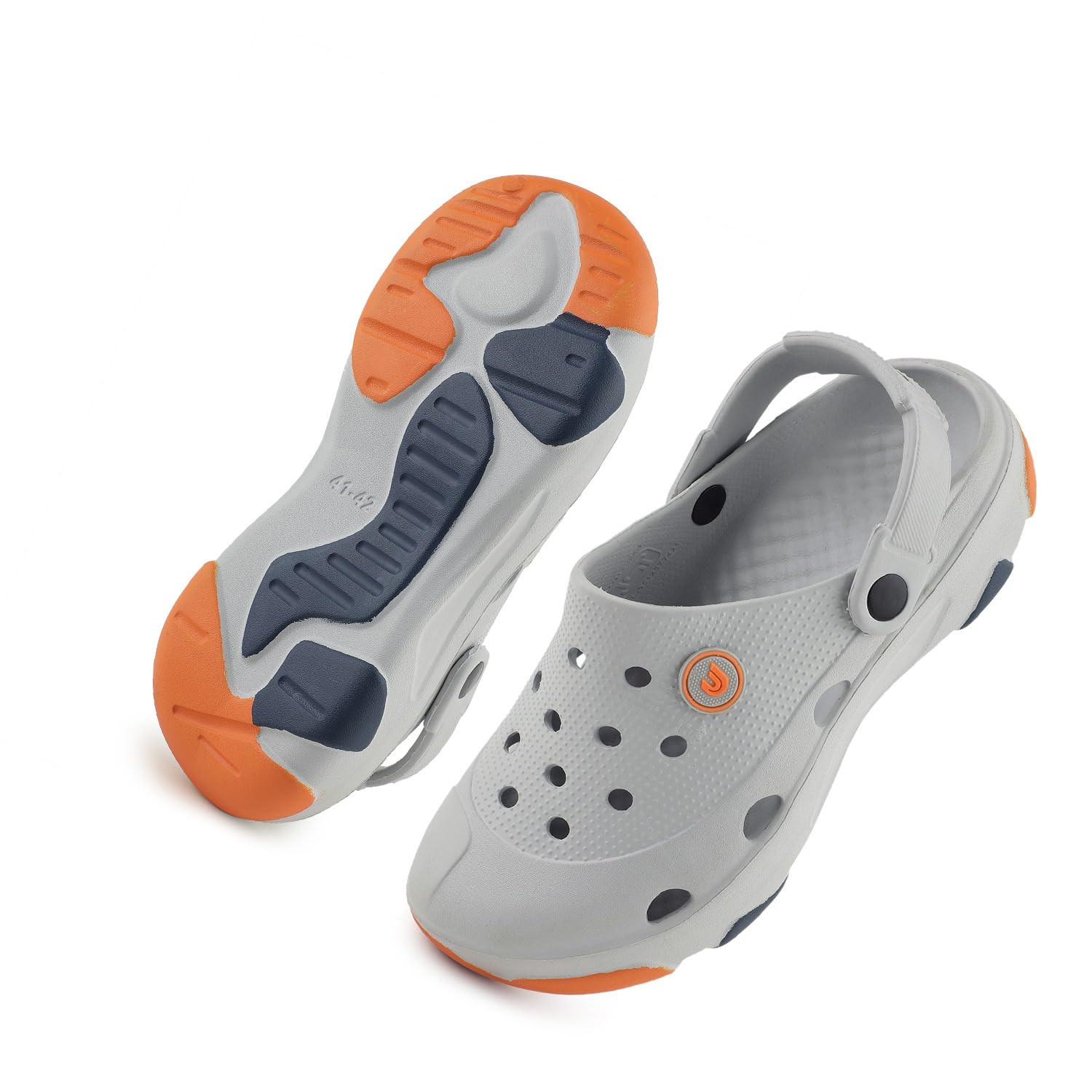 Men’s Stylish Pain Relief Orthopedic Air-Flow Clogs | Lightweight EVA Material | Soft-Bed | Foot Adjustable Heel Strap | Anti-Skid Comfortable Casual Wear