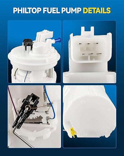 Miniatura 2 de PHILTOP FG1181 Conjunto de bomba de combustible eléctrica compatible con Forenza 2.0L 2004-2008, Reno 2.0L 2005-2008, reemplaza a E8703M, CFG1181,