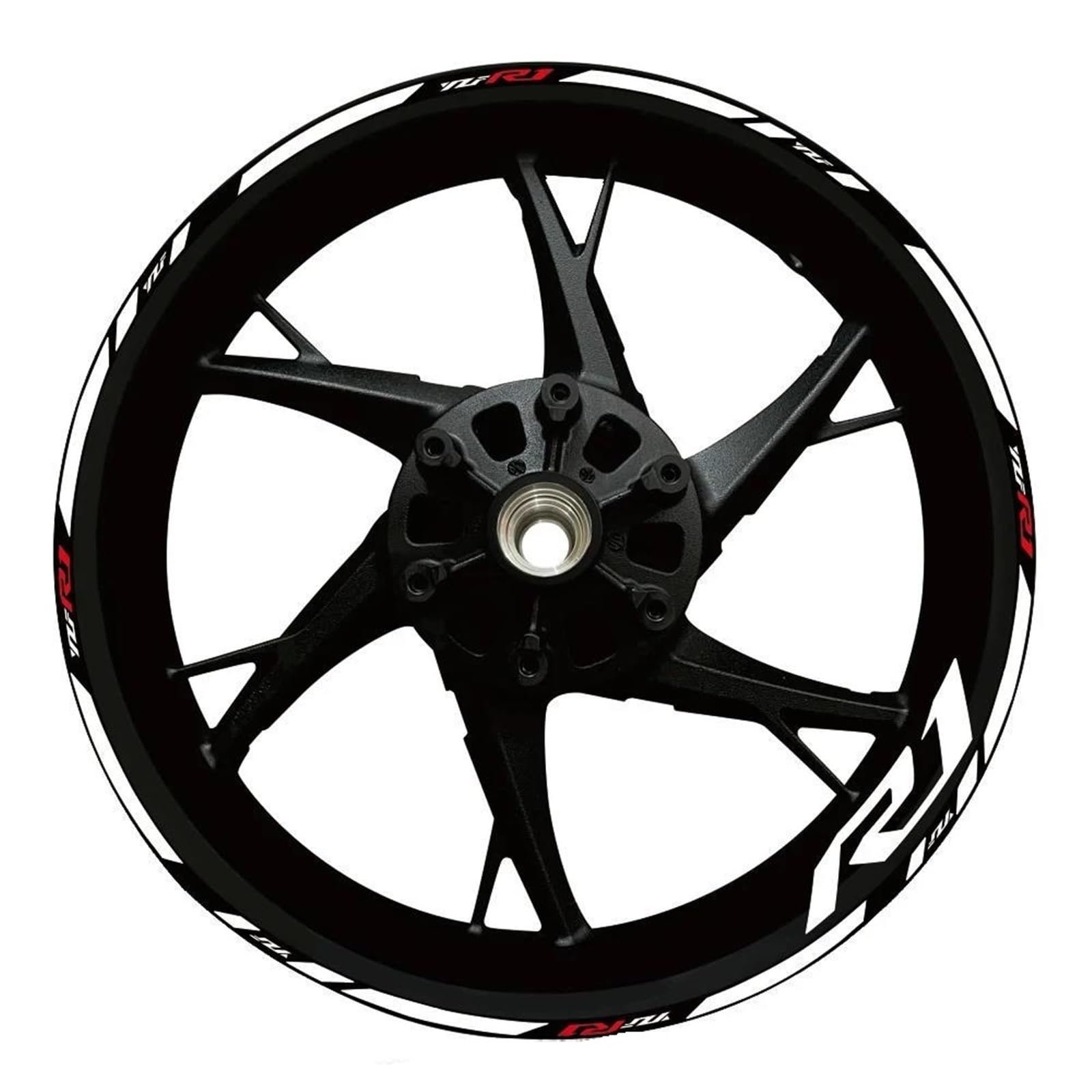 Wheel Stickers Motorcycle Reflective Wheel Decal for YZF R1 YZFR1 YZF-R1 Hub Stickers Rim Protector Kit Rim Reflective Decal
