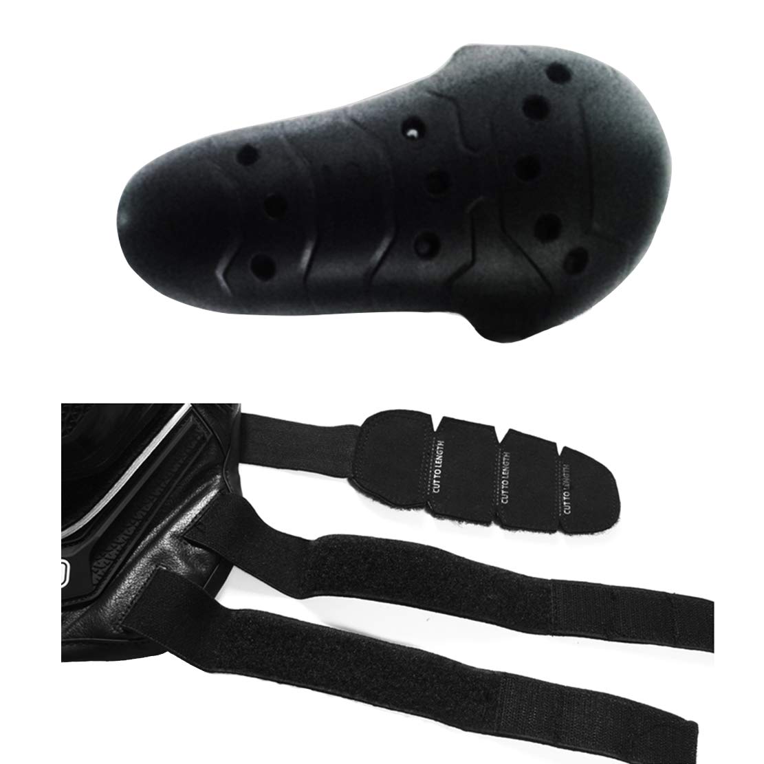 Vacchetta Ginocchiere per Moto Alta qualità Ginocchiera Equitazione Anti-Caduta Equipaggiamento Protettivo per Motocross Sciare da Corsa, 1 Paio