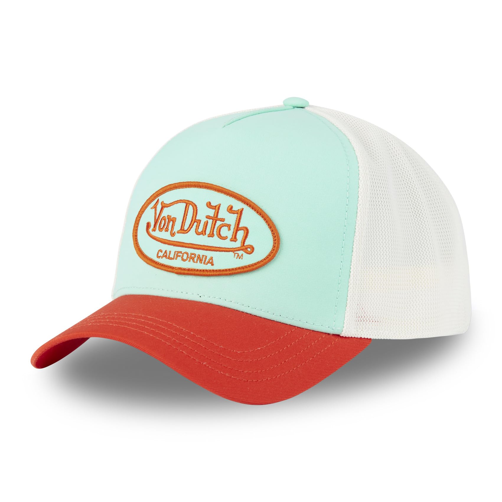 Von Dutch Men's & Women's Adjustable Cap, Poly Trucker Cap, One Size