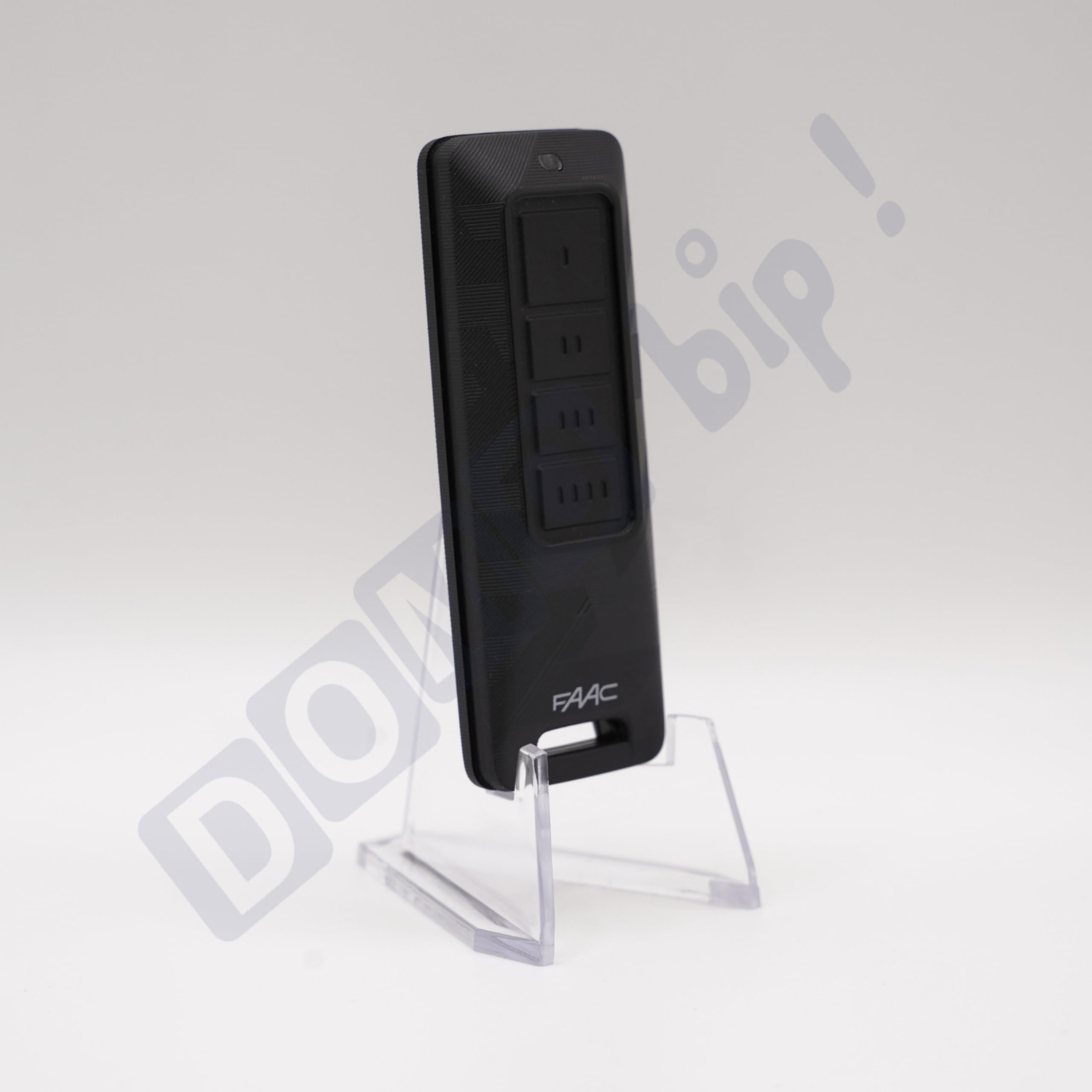 XT4 433/868 FDS – Télécommande portail 4 canaux – Réf. 787018 - Nouvelle génération – Bi-fréquence 433 + 868 MHz - rétrocompatible SLH + 1 Porte-clés DOMOBIP (Noir - Lot de 2)