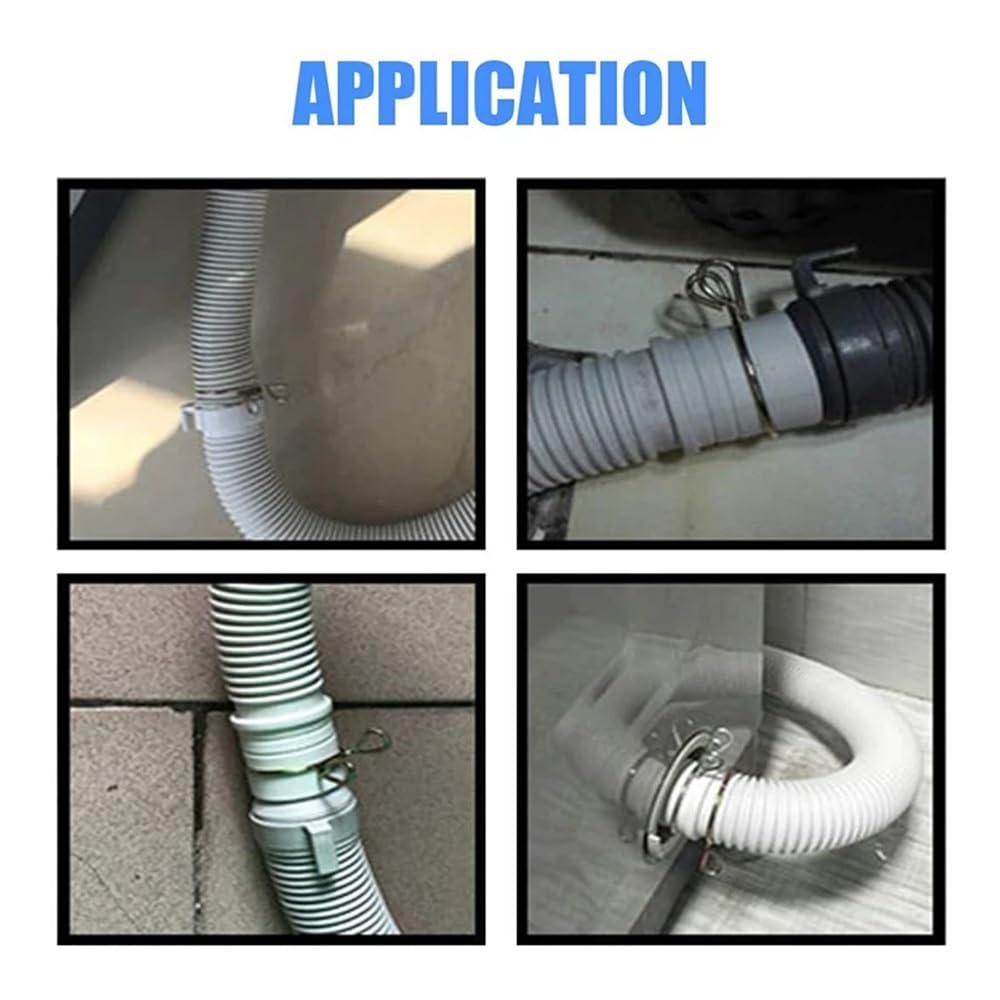 Morsetti A Molla Carburante 250 Pezzi Morsetti A Molla Per Tubi - 10 Taglie Da 5-14mm, Per Carburante, Acqua E Aria Morsetti Carburante - Foto 7