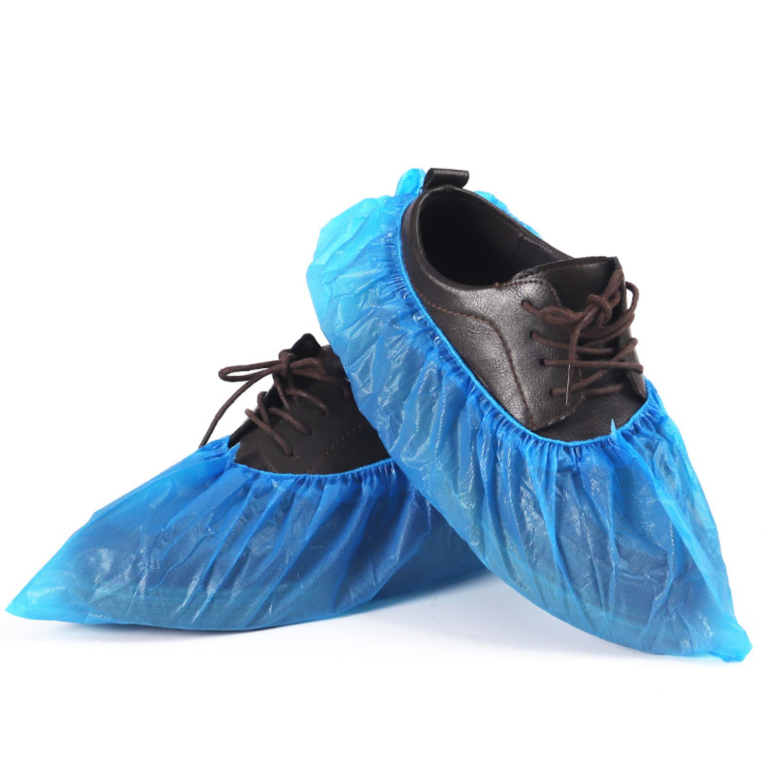 2000 copriscarpe usa e getta, impermeabili, taglia unica, blu (20 x 100 pezzi)