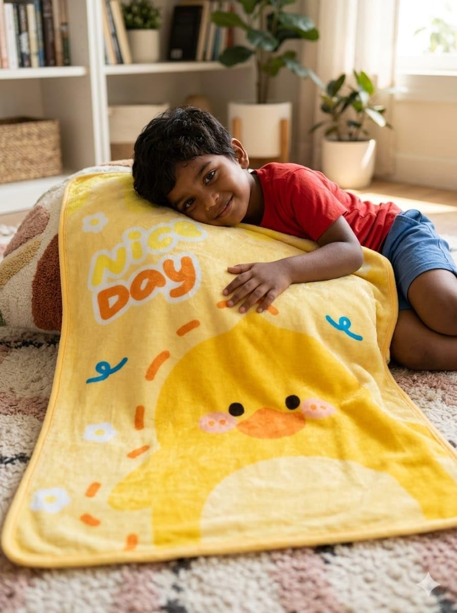 Butterthief Baby Blanket - Soft Duck Print -6