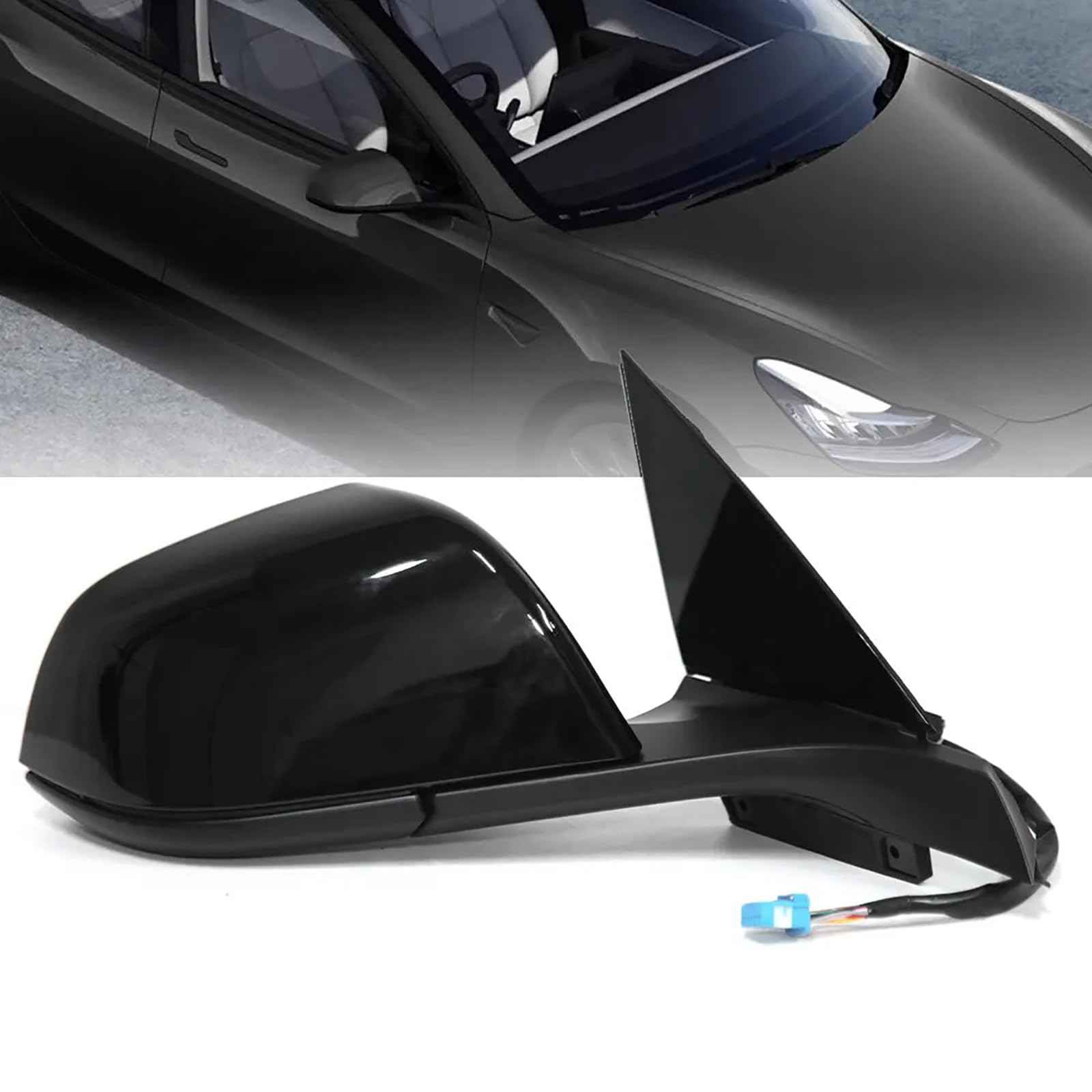 Rétroviseur latéral de voiture pliable électrique pour Tesla Model 3 2017-2023