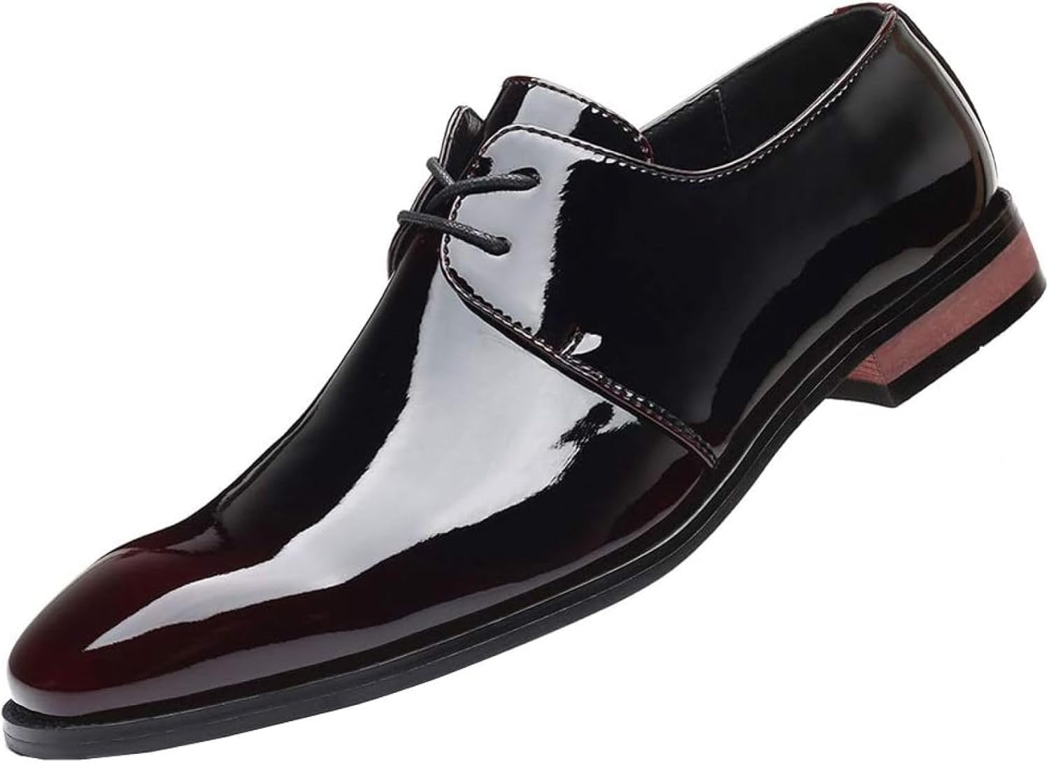 靴 Belted lame leather shoes Amazon.co.jp: [Vic Gray] Business Shoes, Enamel Leather