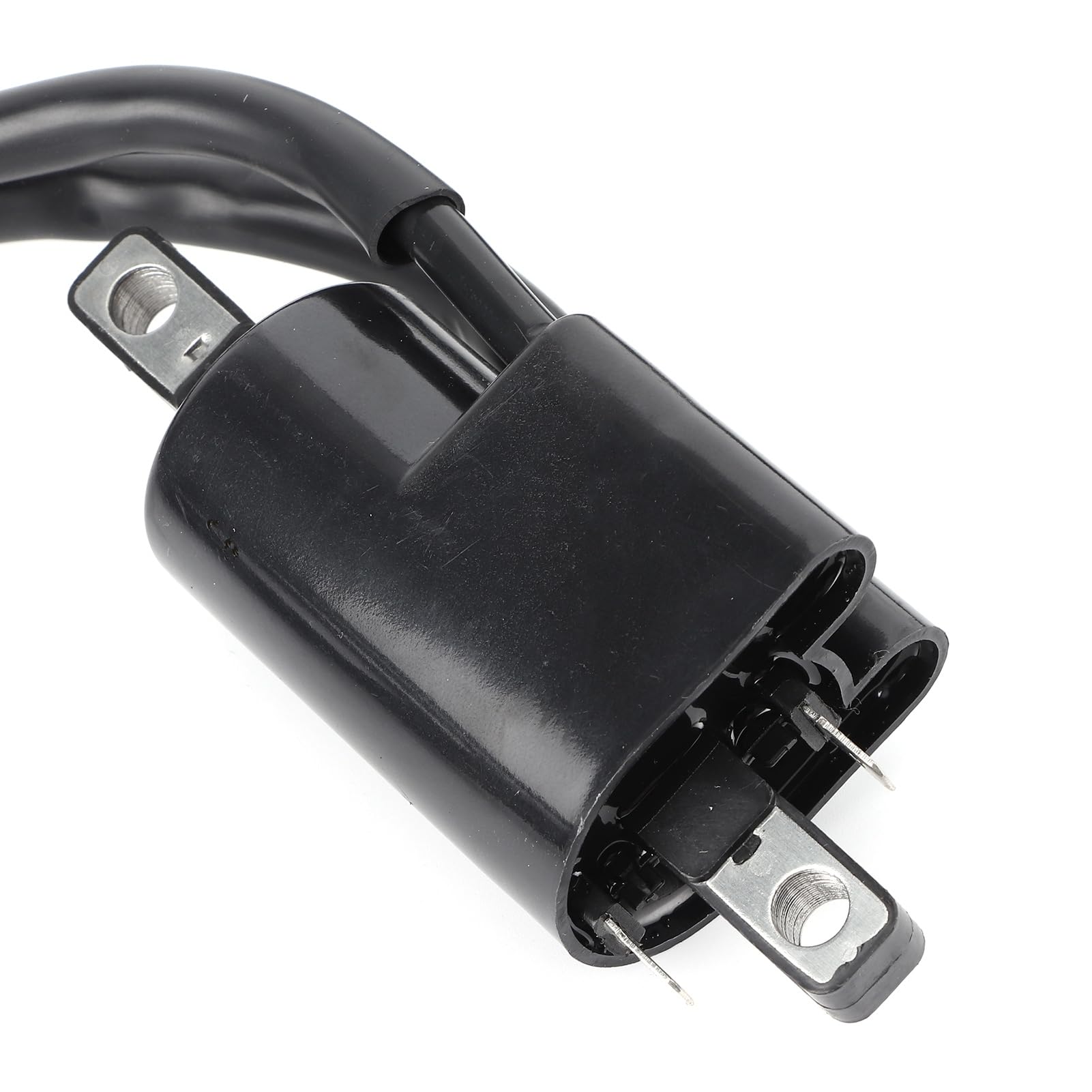 Aramox Juego de bobina de encendido, bobina de encendido de aleaci¨®n de aluminio + juego de tapas de buj¨ªa OE: 30510?333?013 apto para CB350F CB400F CB500 CB550