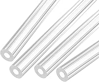 Vista 17 de MECCANIXITY Tubo Redondo Rígido Transparente de Acrílico 6mm (1/4") ID 8mm (5/16") OD 356mm para Lámparas y Linternas, Sistema de Refrigeración por