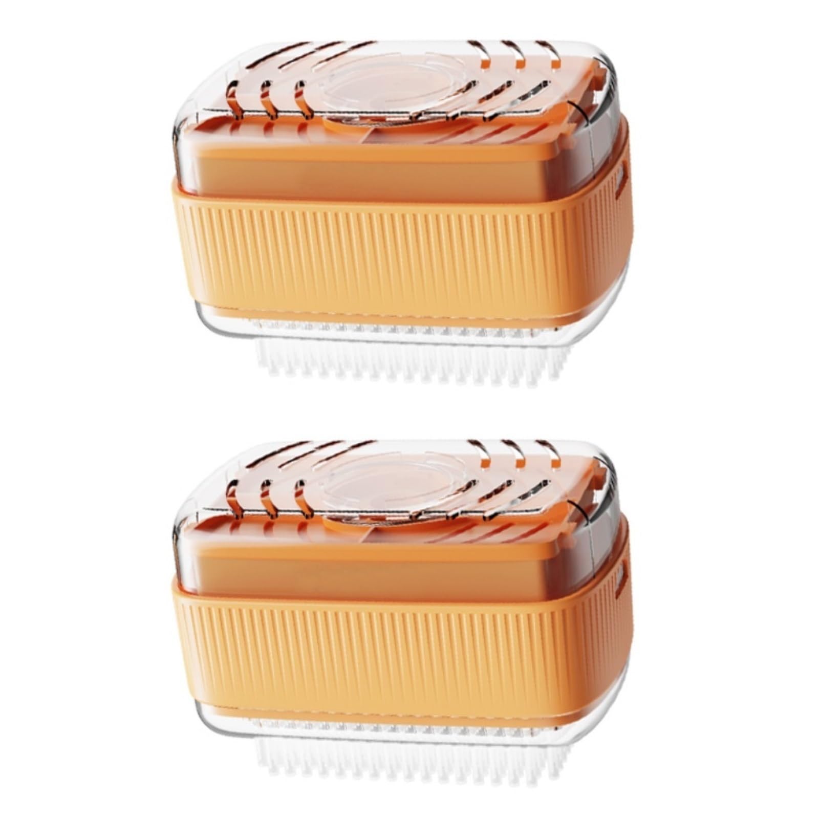 soap dish, Soap Dish Pack Of 2 Foaming Storage Box Multicolor(Oranje)