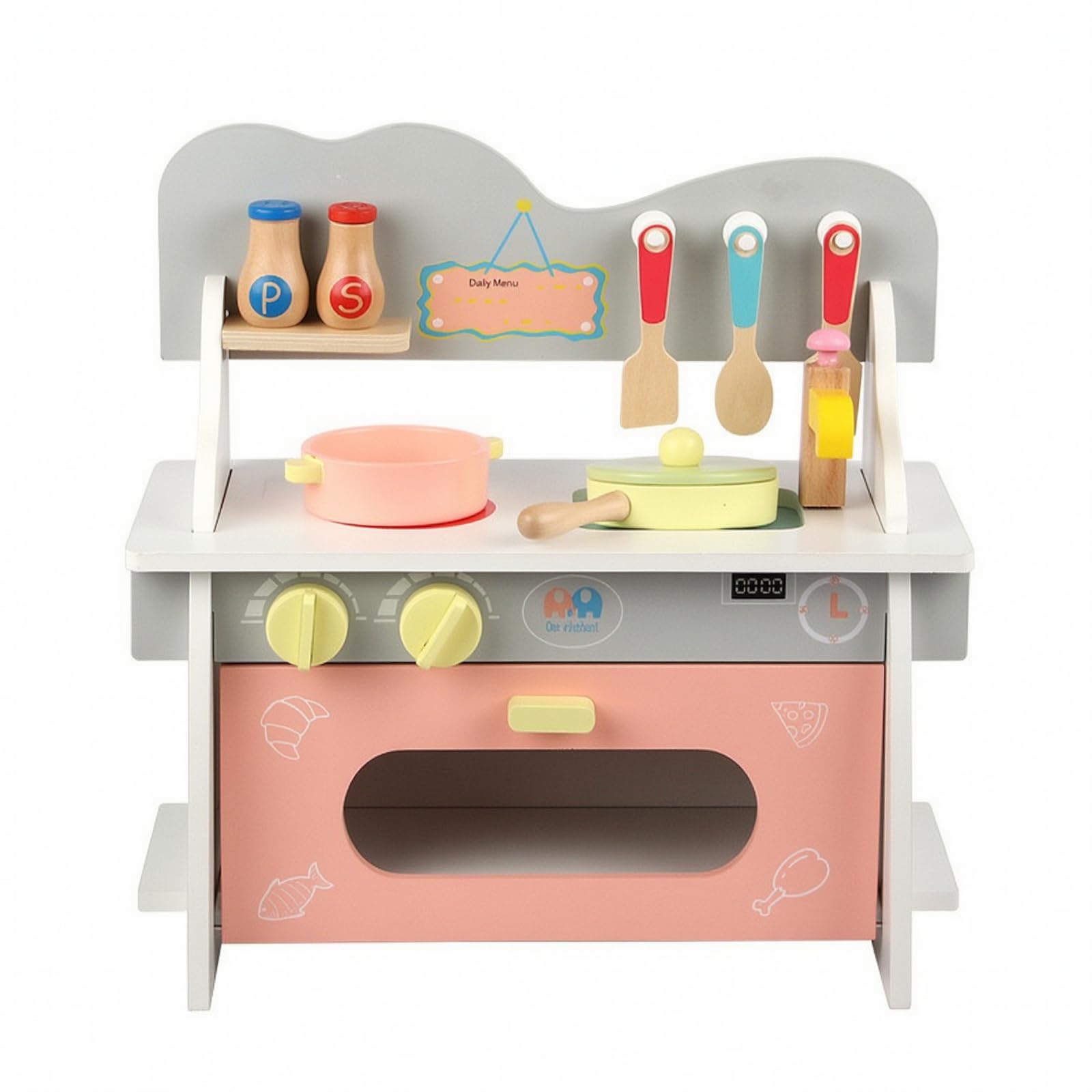 Giocattolo con Sicuro Sviluppa l'immaginazione, Giocattolo in Legno, Creativo, per Asilo, Bambine, Colorata A