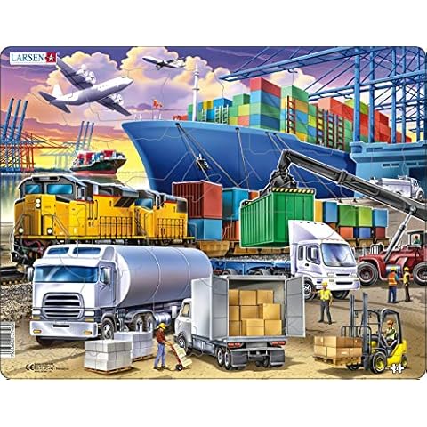 Larsen Puzzle de Marco con 37 Piezas Cover