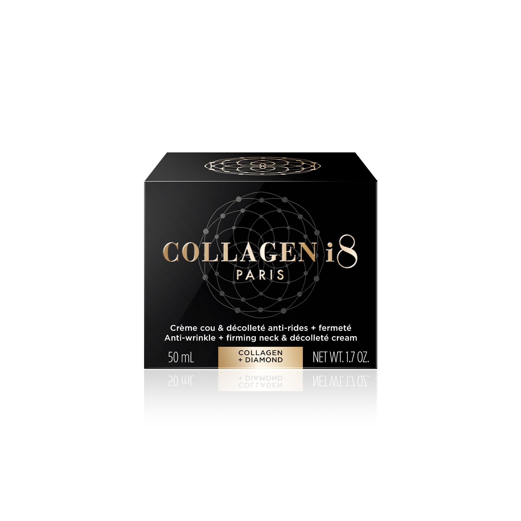 Crema cuello y escote antiarrugas + firmeza - Colágeno + Diamante - 50 mL