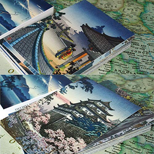 Beautiful Art Postcards Set Of 30 Tsuchiya Koitsu Post Card Variety Pack Famous Painting Scenery,4 X 6 Inches #TOP2