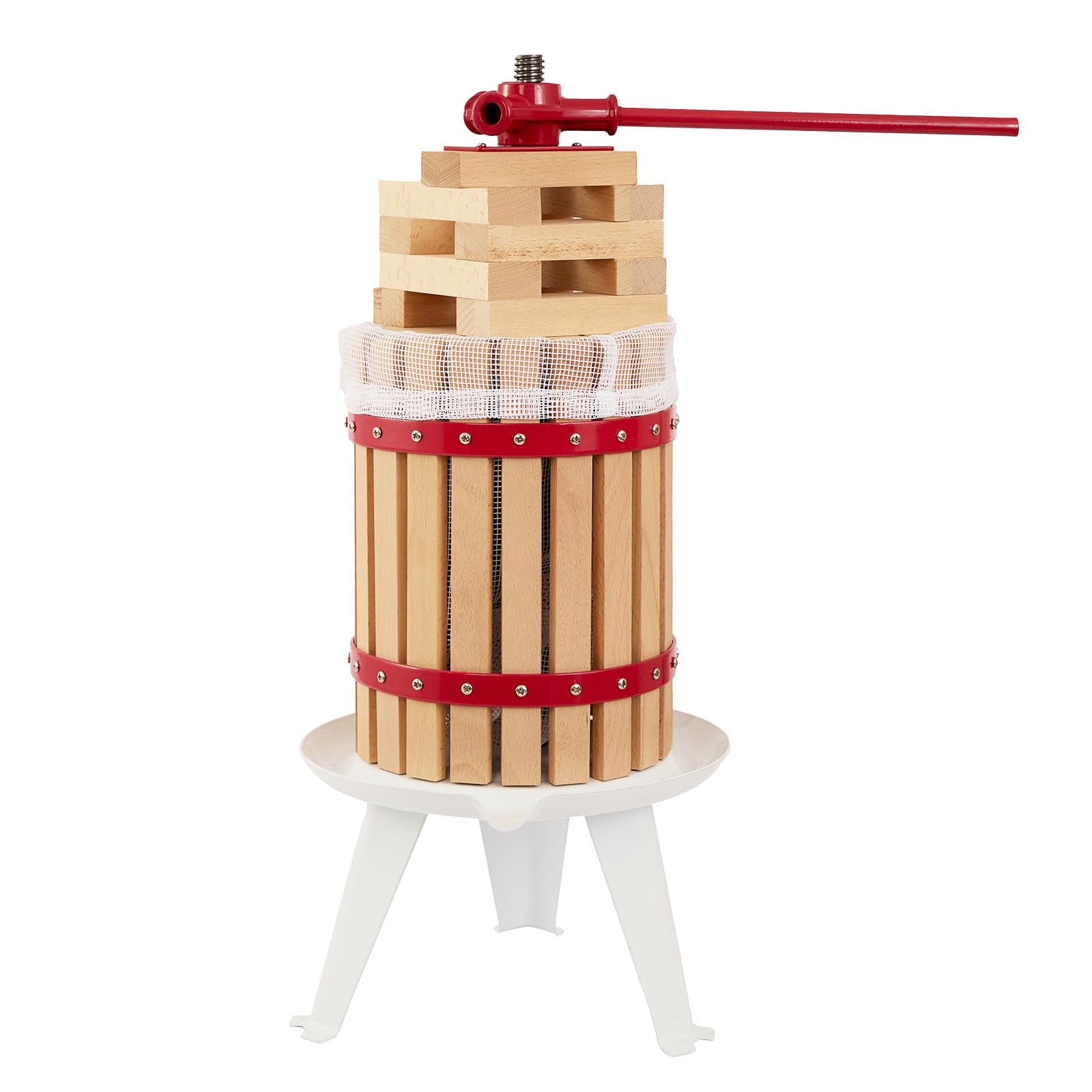 CAELUM 18L Fruit Wine Press 4.75 Gallon Manual Apple Cider Press
