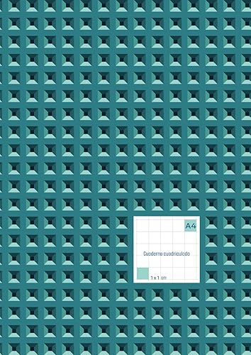 Cuaderno Cuadriculado 1cm - A4 Libreta de matemáticas, ciencias, diseño, arquitectura - 108 Páginas numeradas - Cubierta flexible (Spanish Edition)