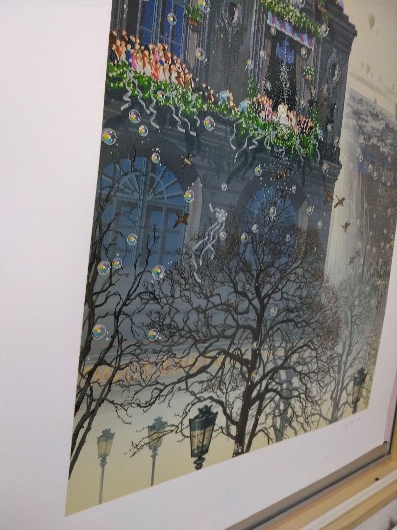 真作保証 ヒロ・ヤマガタ 「フォギーディウエディング」 シルク