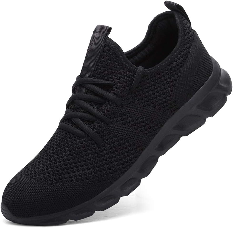 DamyuanWomen's Walking Running Shoes Lightweight Slip On Tennis Workout Gym Shoes