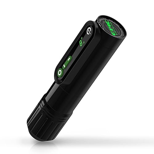 EZ Máquina de tatuaje inalámbrica  Máquina de bolígrafo de tatuaje con fuente de alimentación de batería de 5000 mAh, equipo de pistola de tatuaje
