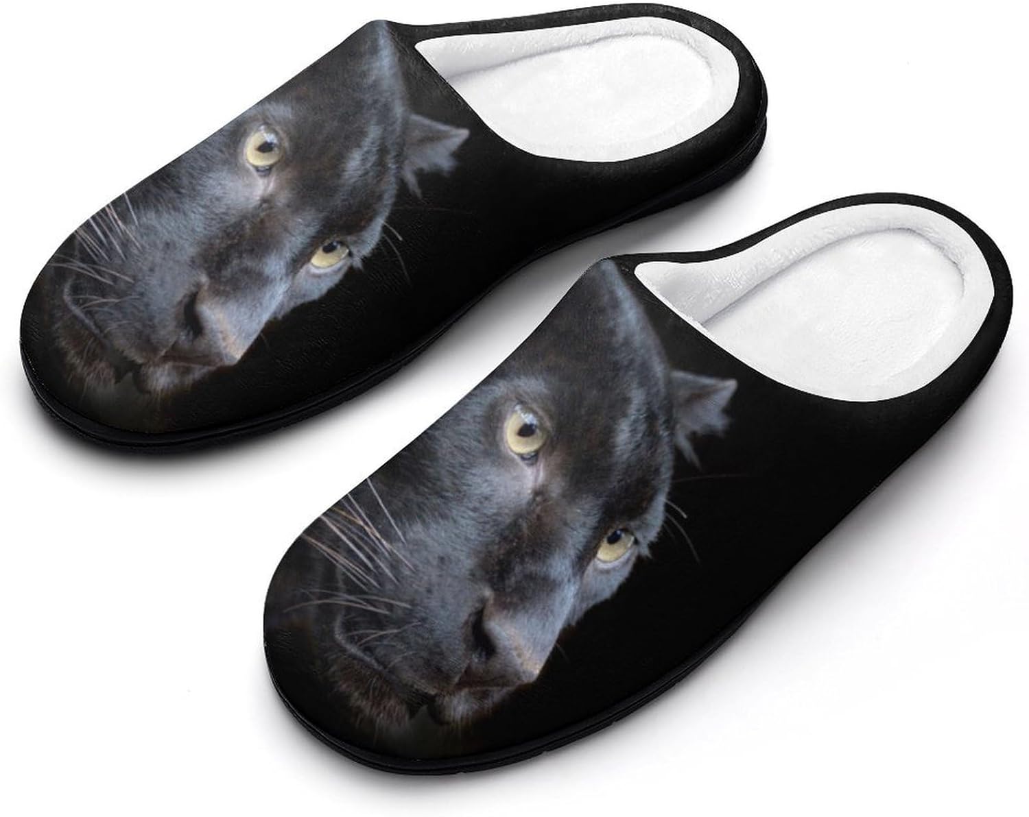 Wild Panther Women's House Slippers Memory Foam Warm Shoes Spa Rubber Sole Indoor Outdoor