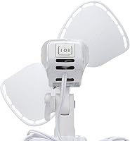 Vista 2 de Caframo SEEKR by Caframo Fan. Sin parrilla y silencioso. Diseño de hoja que absorbe los golpes. 2 velocidades. Fabricado en Canadá. Ultimate 747