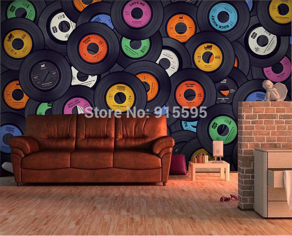 Papier peint panoramique moderne de 300x210 cm idéal pour habiller un mur de salon ou de café