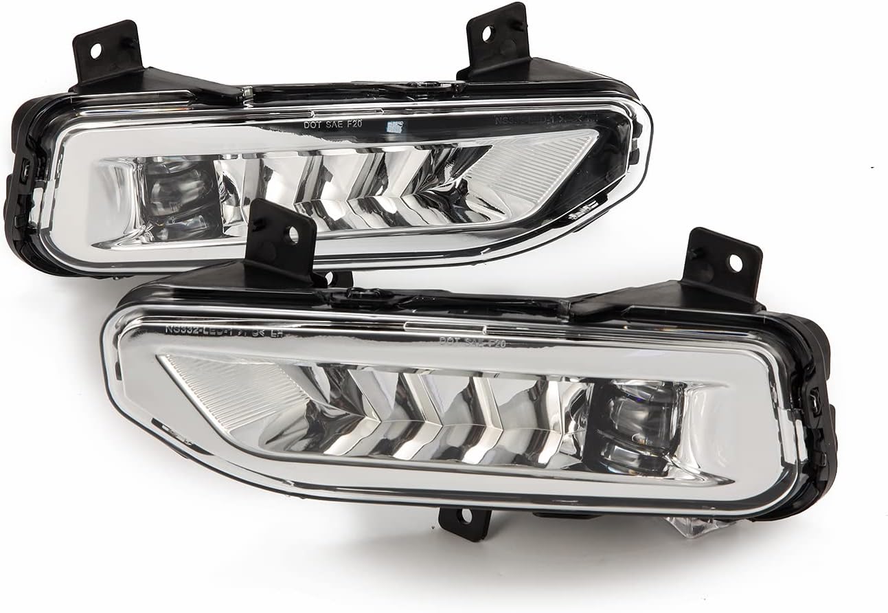 ModifyStreet Replacement For Nissan Rogue 2017-2020, Kicks 2018-2022, Sentra 2020-2022, Versa Note 2017-2019, Versa Sedan 2020-2022, Leaf 2018-2022, Titan 20-22, LED Fog light