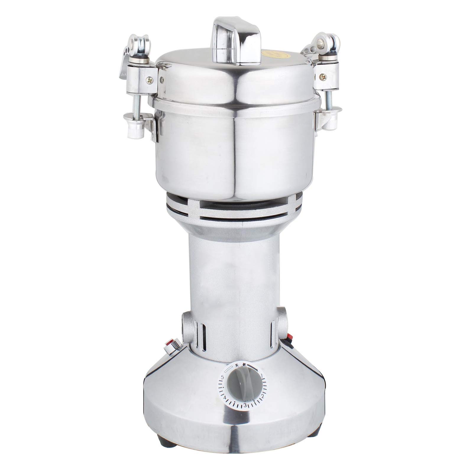 Mulino Elettrico Domestico da 250 g, macinacaffè in Acciaio Inossidabile, Mulino per Polvere Ultrafine, per macinare Grano Intero, Riso, Mais, ECC.