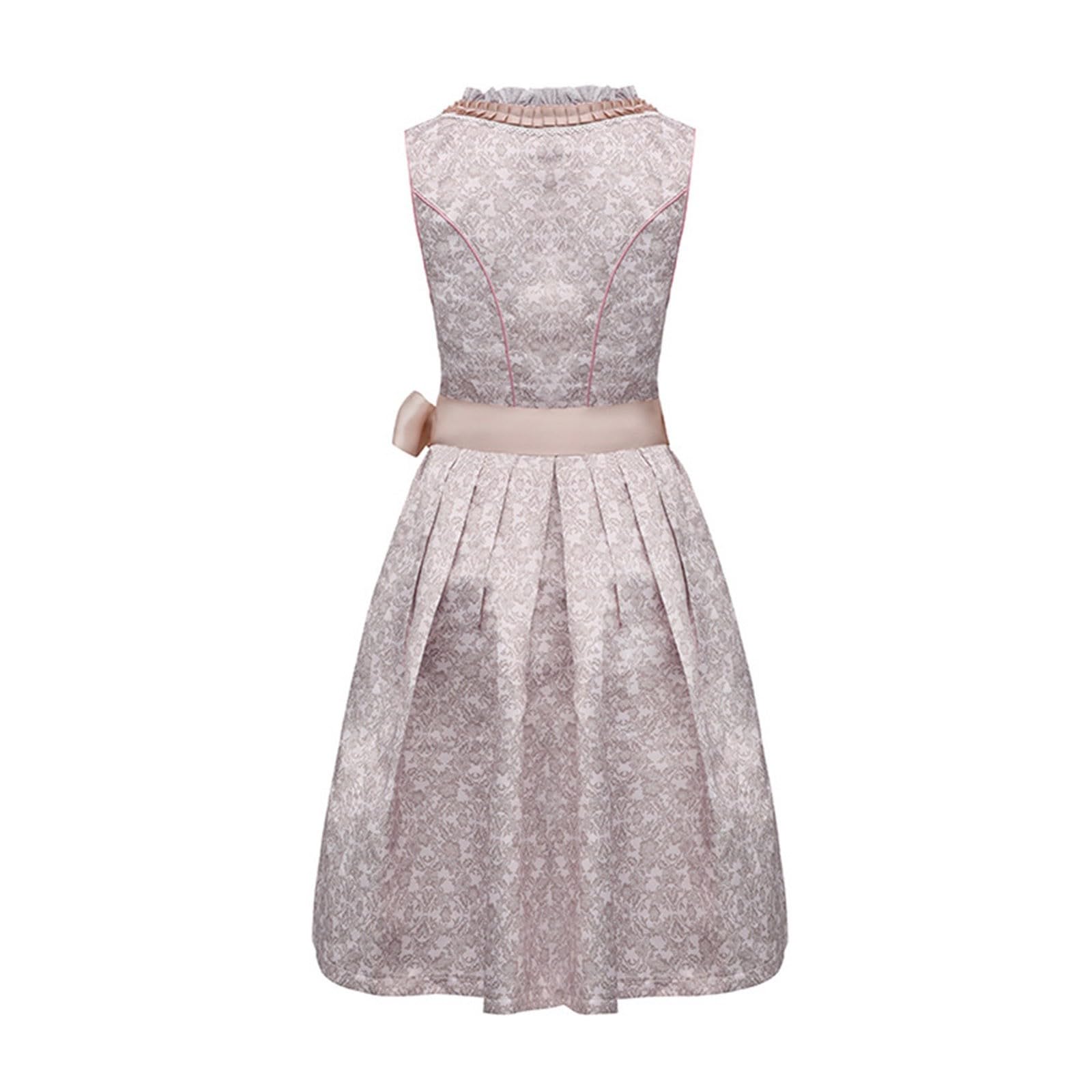 SKFLABOOF Dirndl Grosse Grössen Midi Dirndlschürze Kaufen Für Damen Schürze Lang Gr 50 Samt 70 cm Unter 100 Euro Dindl Dirdnl Stretch Trachtenrock Dirdl Modern