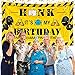 Happy Quarantine Birthday Decoration Social Distancing Party Banner, Birthday Sign Hanging Decor Caution Party Decoration Novelty Party Backdrop Background for Photo Props (70.8 x 43.3 Inch)