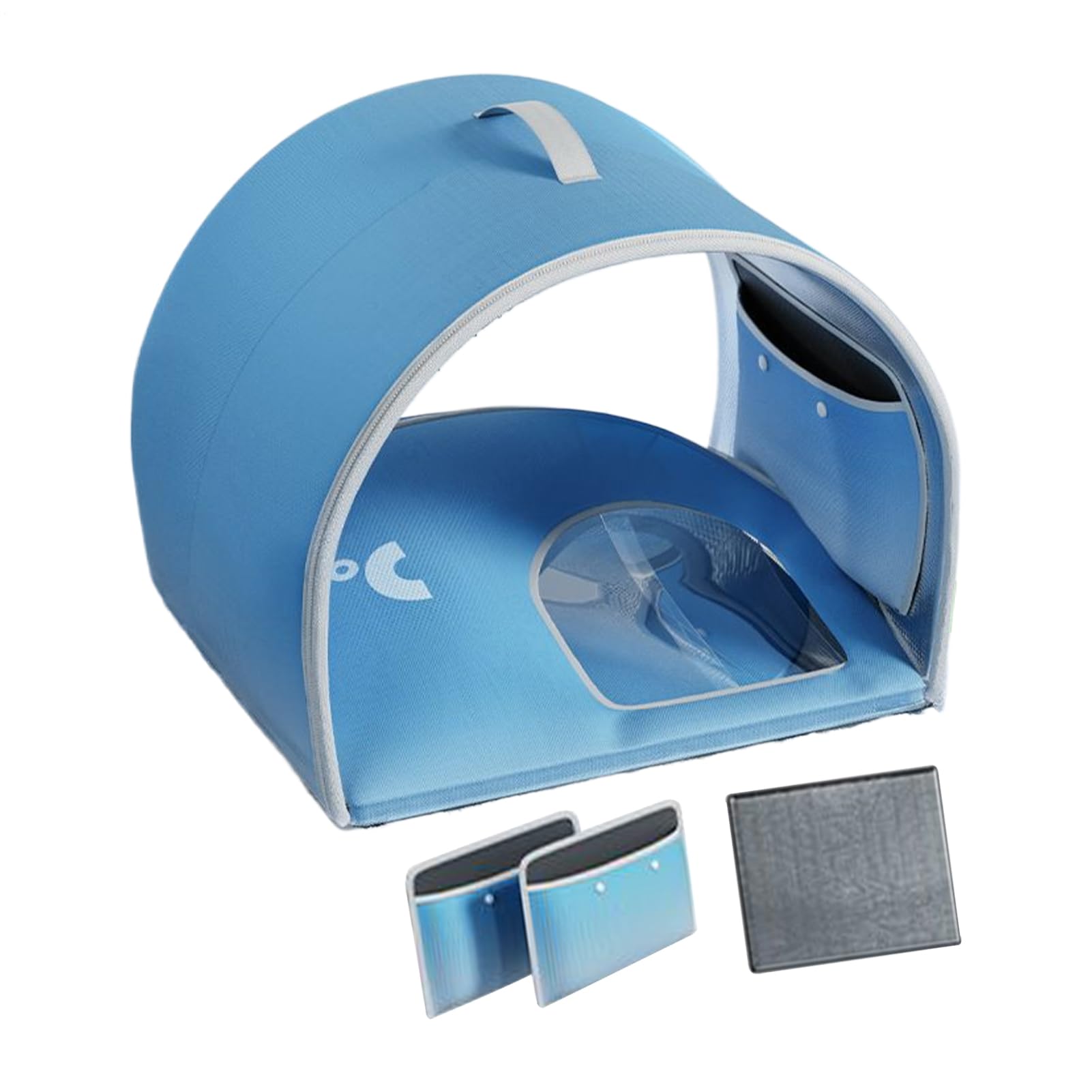 Maison de chat refroidissante pliable et étanche avec abri de glace pour animaux