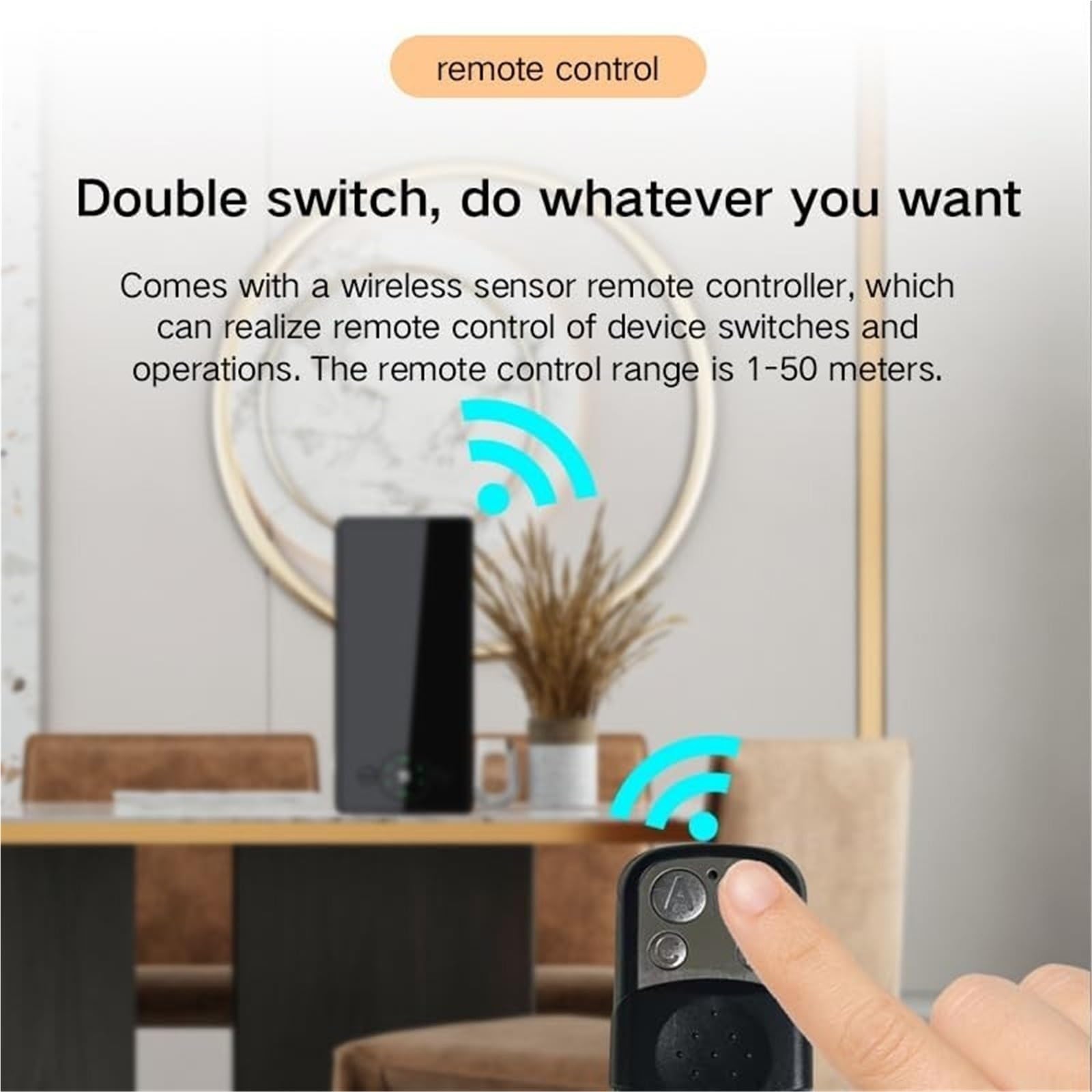 Blocco Audio Con Telecomando Portata 50 M | Dispositivo anti-registrazione con jammer di segnale portatile ad alta capacità for riunioni di lavoro