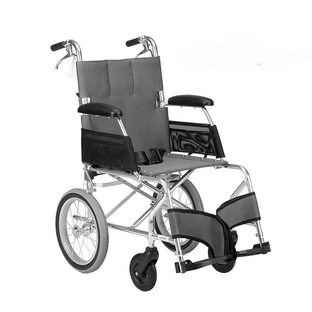 Carrello Portaoggetti Multifunzionale,Sedie a Rotelle,Sedia a Rotelle Pieghevole Leggera Sedia a Rotelle Ultraleggera Piccola Ruota Vecchio Carrello Aviazione Sedia a Rotelle in Alluminio Alnio