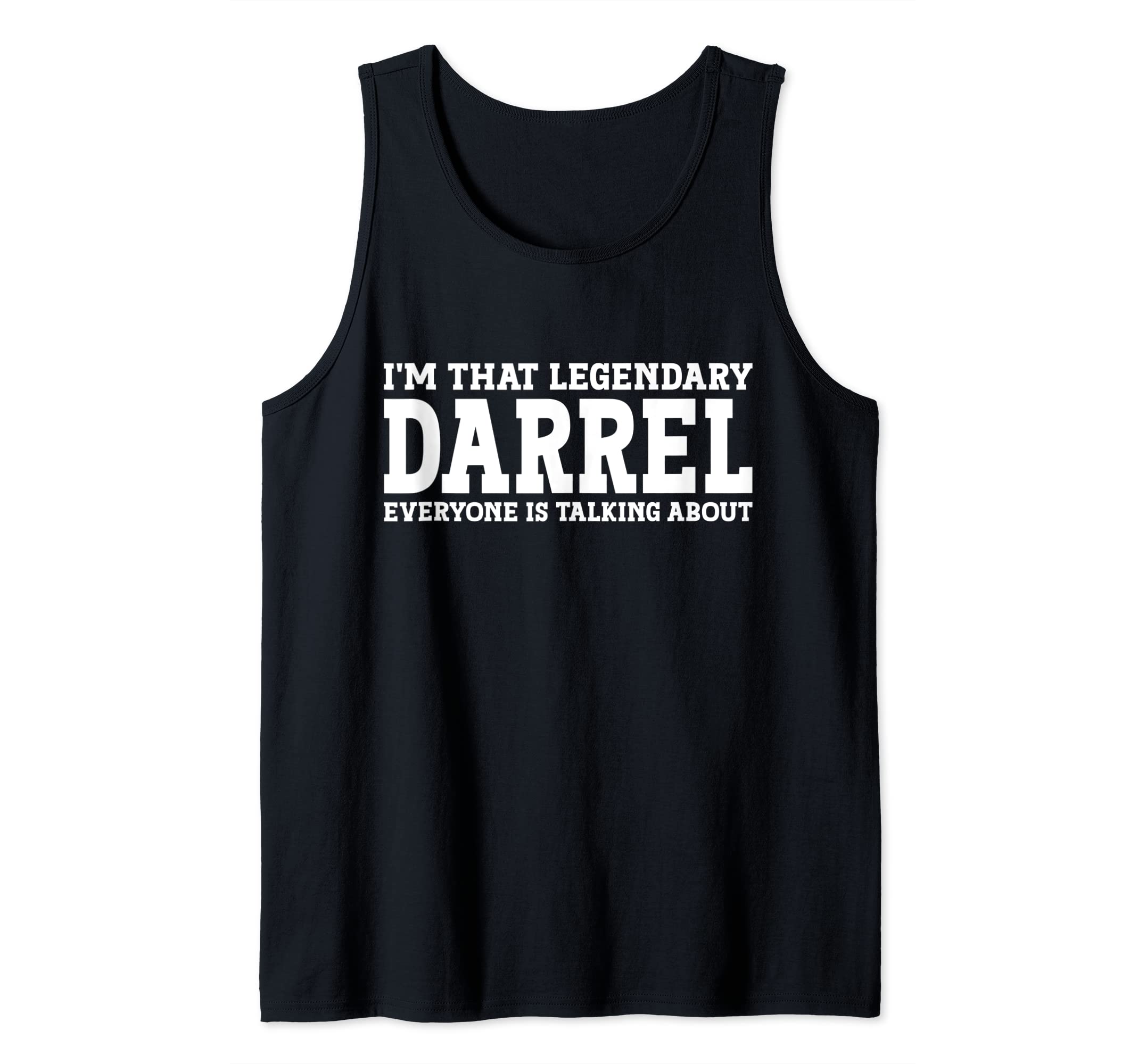Darrel Personal Name First Name Funny Darrel Tank Top