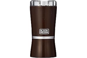 Black & Decker Coffee Grinder, 220V/60gm, Brown: Grind the finest coffee