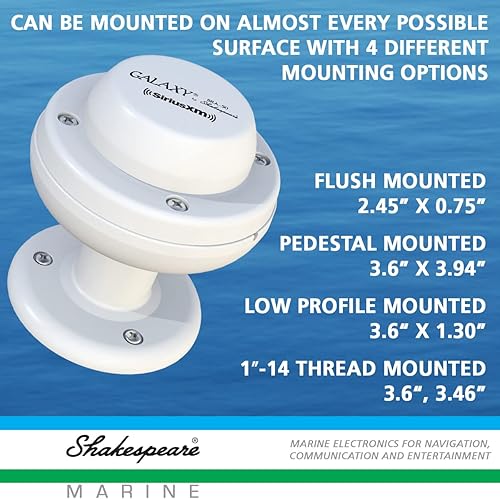 Miniatura 3 de Shakespeare SRA-50 Galaxy SiriusXM - Antena satelital, color blanco