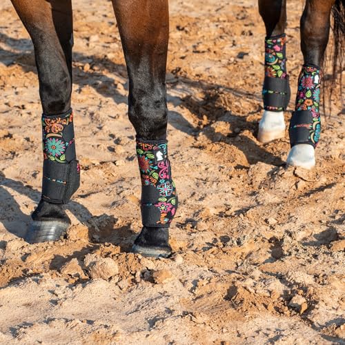 Image of Classic Equine Legacy2 Support Boots, Front and Hind