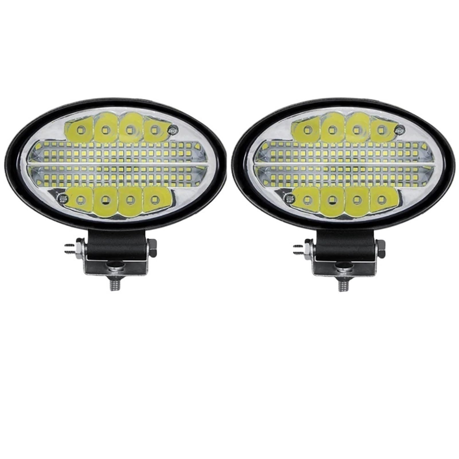 tylne światła LED Listwa świetlna LED 5,5 cala, reflektor samochodowy, dioda LED, światła przeciwmgielne, reflektory LED 12-24 V Lampa tylna zespolona(White 2PCS)