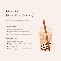 Vista 2 de Bossen Mezcla de polvo todo en uno de té de burbujas (té de leche)