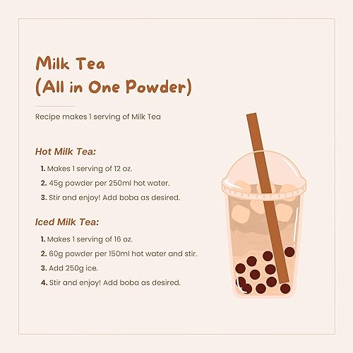 Miniatura 3 de Bossen Mezcla de polvo todo en uno de té de burbujas (té de leche)