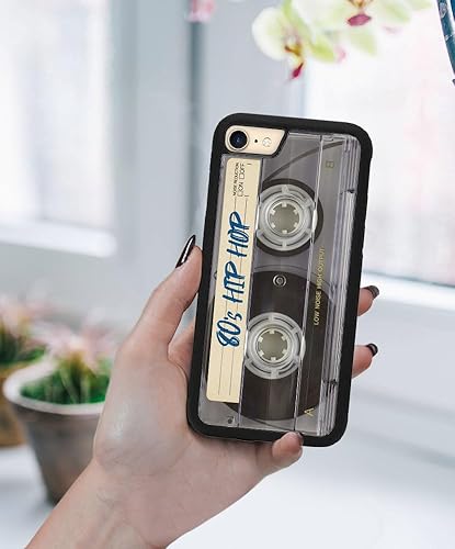 Miniatura 5 de Funda protectora de goma suave antiarañazos, a prueba de golpes, compatible con Apple iPhone 78SE (2020)  SE 3 2022 de 4.7 pulgadas, cinta de casete