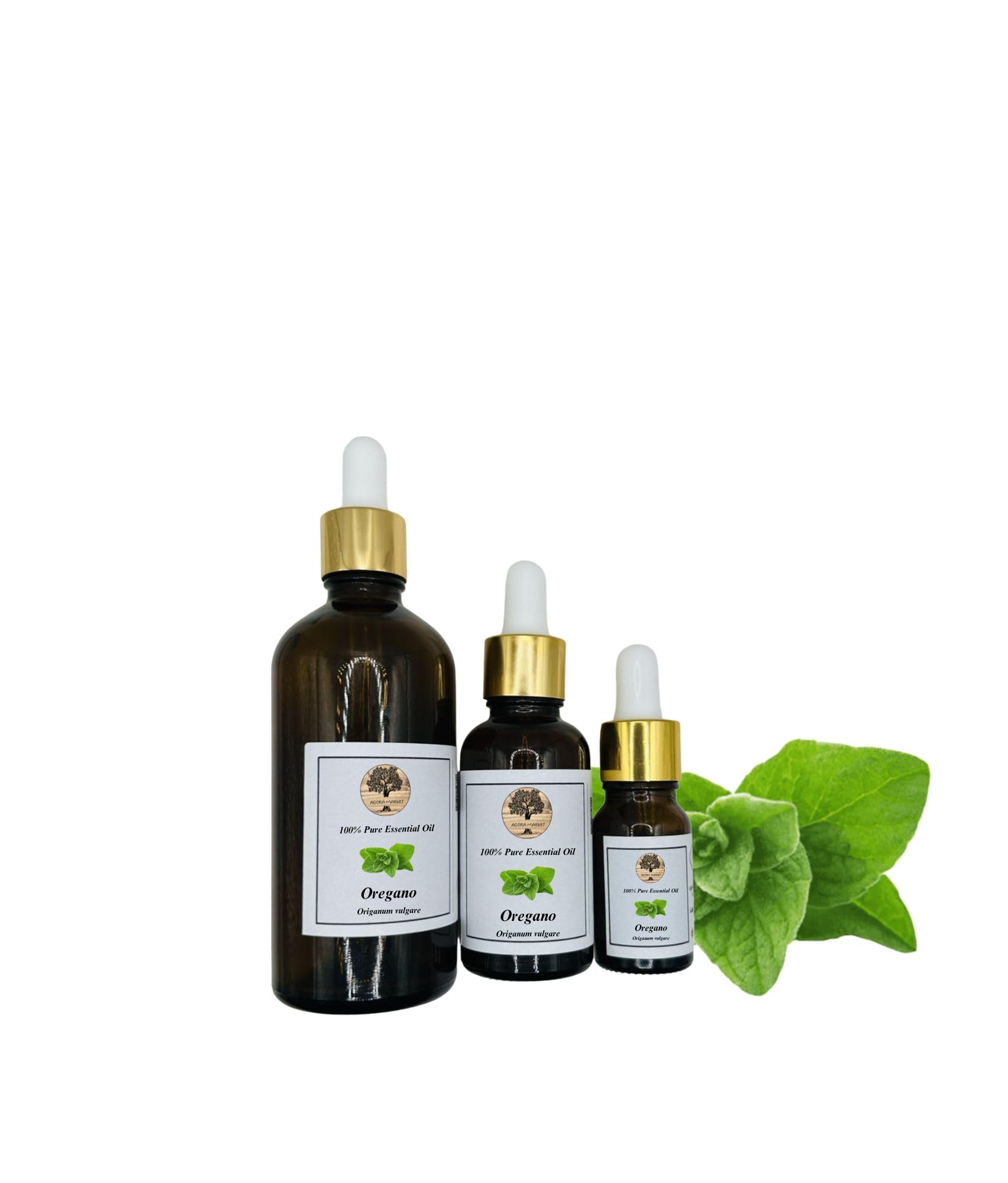 100% Puro Aceite Esencial de Orégano Griego Grado A 30ml - 1000ml Alto Carvacrol (30 ml)