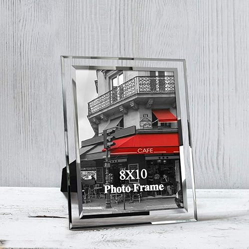 Miniatura 5 de Giftgarden Marco de fotos de 8 x 10 pulgadas, marcos de vidrio de 8 x 10 pulgadas, exhibición de mesa para fotos, regalos para amigos