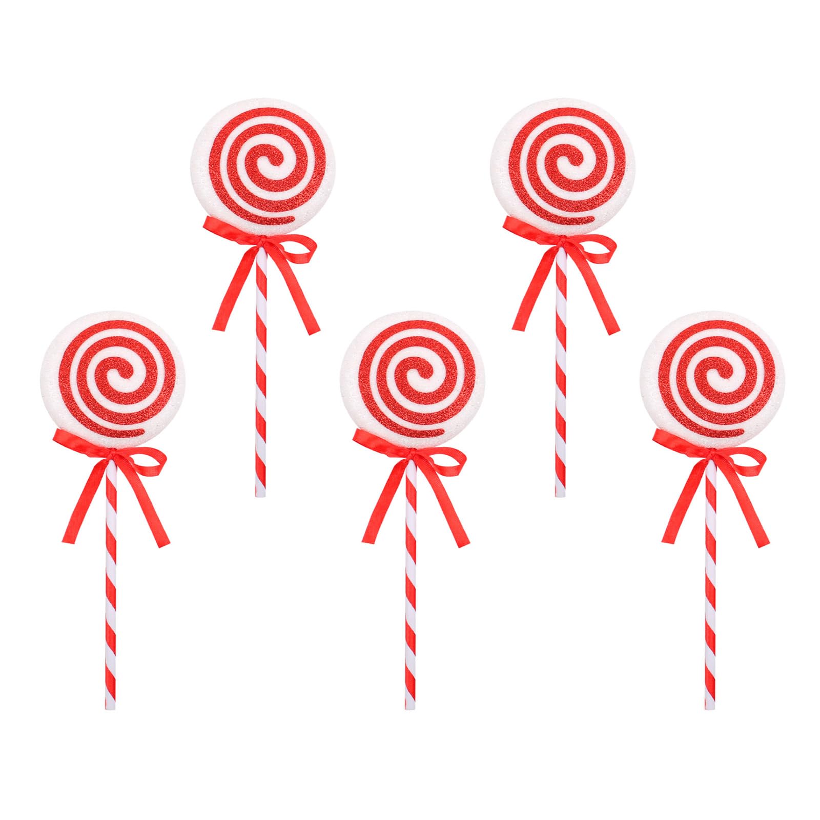HZBB Bright Candy Canes Christmas Adornment Christmas Candy Canes Ornament for Home and Decorations Festival Tree Accessories