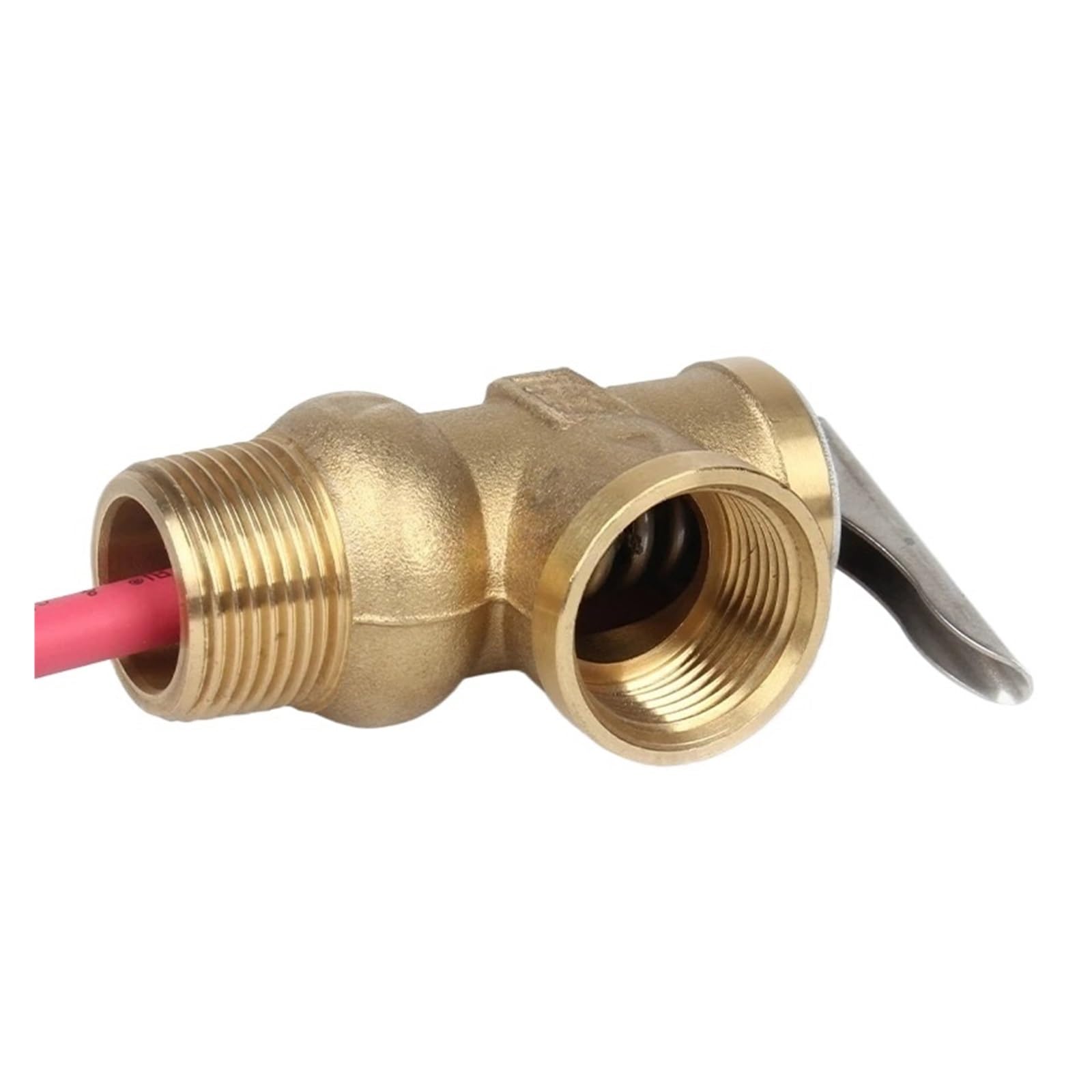 MUHM Valvola di Sicurezza for scaldabagno Elettrico Solare Valvola limitatrice di Pressione della Temperatura Valvola TP (Color : 0.7Mpa 99C, Size : DN15)