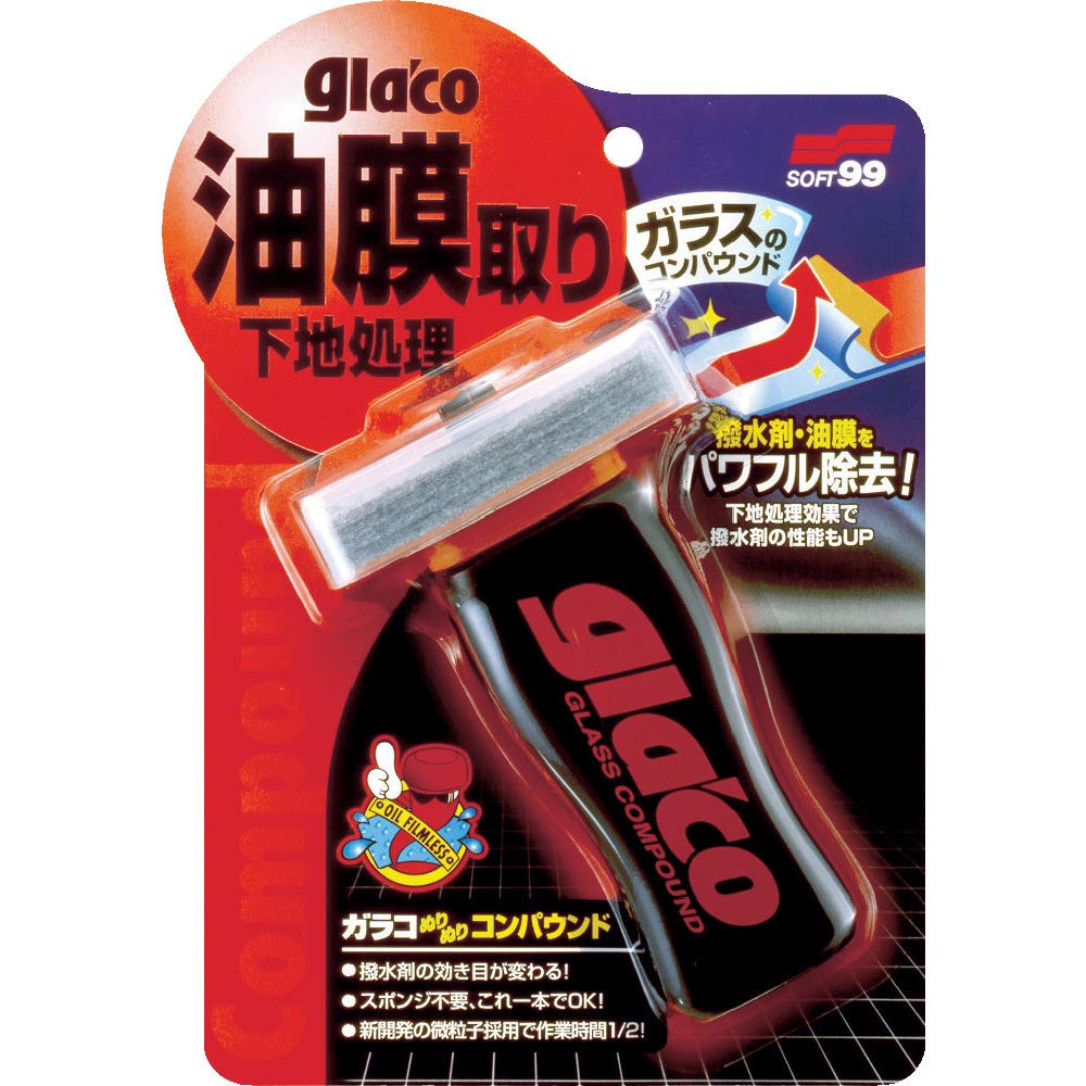 Soft99 04101 Glaco Glass Compound Roll on