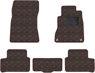 MaiMeloカスタムフロアマットに適合 ベンツ Aクラス W177 2018 カーマット 防水 汚れ防止車保護パッド滑り止めレザ 黒赤