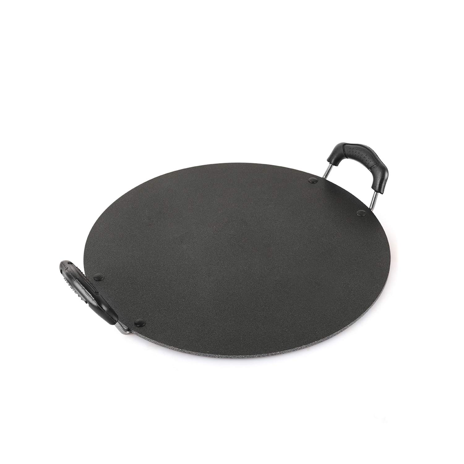 Cello Aluminium Non-Stick Patri Tawa Round, 30cm, Black and Grey | Induction base Flat Tawa | Dosa Tawa, Roti, Paratha, Chapati Tawa (B084LHR4KK) Amazon Price History, Amazon Price Tracker