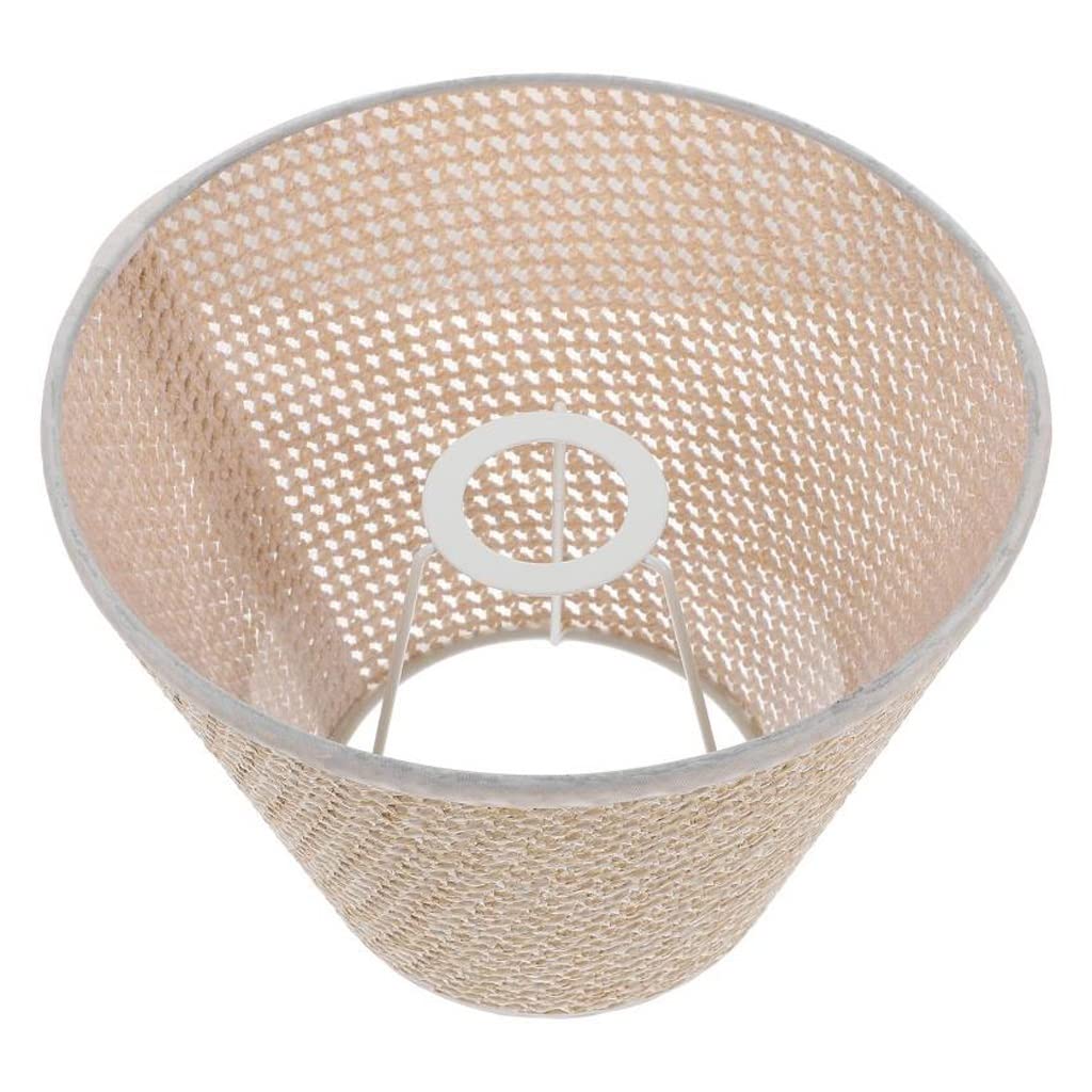 CWCQGH 1Pc Desk Lamp Lampshade Simple Household Simulated Woven Shade
